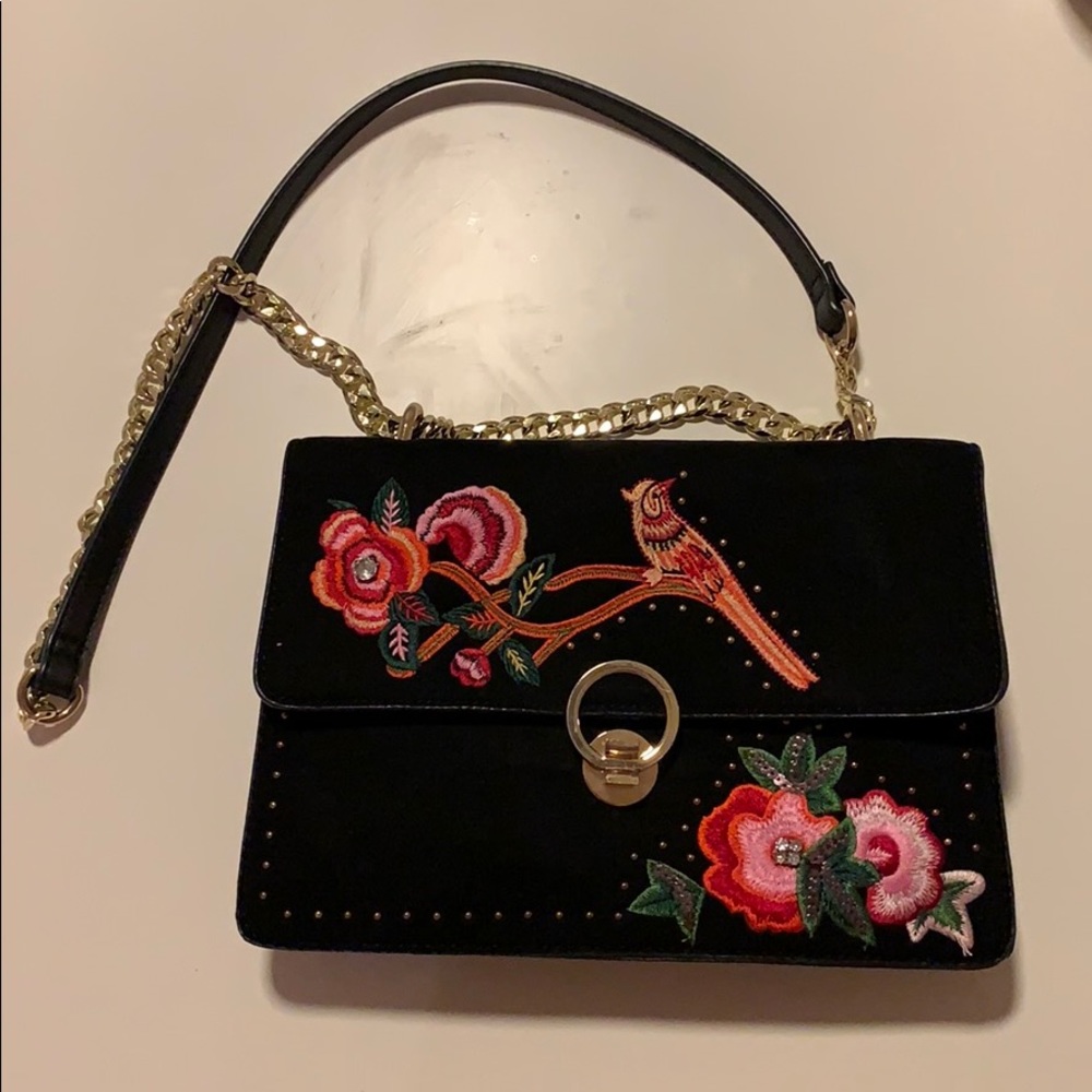 Topshop embroidery crossbody